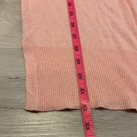 Halogen NWT Pink Open-Front Cardigan in Linen/ Viscose blend. - Picture 6 of 8